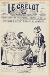 De Wilson-affaire, voorpagina van Le Grelot, 27 november 1887
