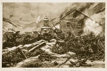De verovering van Steinbach door de Fransen in de eerste week van januari 1915