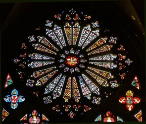 Het westelijke roosvenster