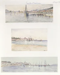 Drie Uitzichten van Sainte Maxime