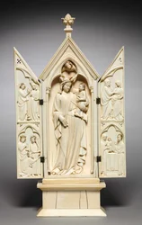 Drieluik: Het leven van de Maagd, ca. 1325-1350