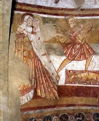Twee vrouwelijke toeschouwers (detail)