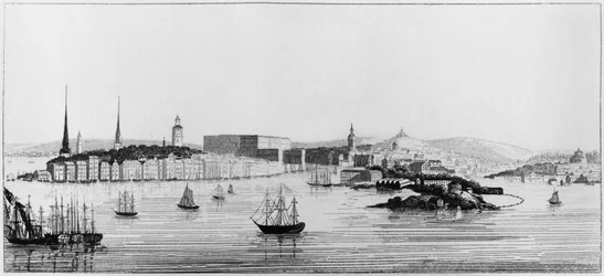 Uitzicht op Stockholm, 1841