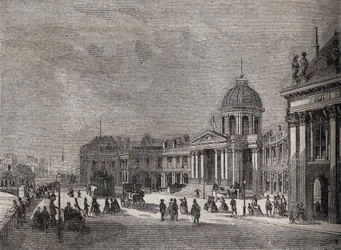 Gezicht op het Palais de l