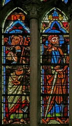 Raam w106 met St. Petrus en St. Paulus (19e eeuw)