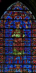 Raam w127 (bovenste figuur) met een koning