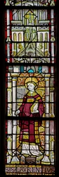 Raam w12 met Sint Laurentius