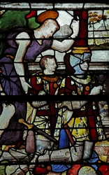 De aartsengel Gabriël en Montmorency-schenkers