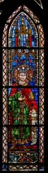 Venster w15 met keizer Hendrik II