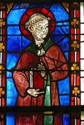 Raam w21 met St. Sylvester