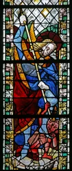 Raam w49 met St. Michael