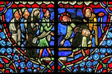 Jezus wordt ondervraagd over de vrouw die op overspel is betrapt