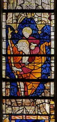 Raam w4 met Sint Christoffel