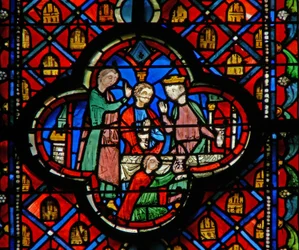 Daniël legt het wonder uit op het feest van Balthazzar (Belshazzar)