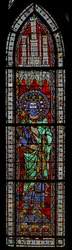 Raam w9 met Karel Martel
