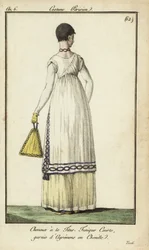 Vrouw met Titus kapsel in Tivoli Tuinen