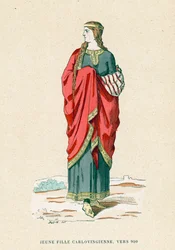 Jong meisje, circa 990