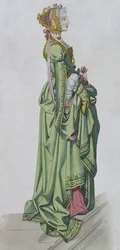 Jonge edelvrouw