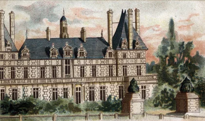 Uitzicht op het kasteel van Rosny (Seine en Oise)