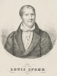 Portret van Louis Spohr 1784-1859, ca. 1830-1840