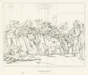 Hamlet, Act V, Scene 2 (gravure)