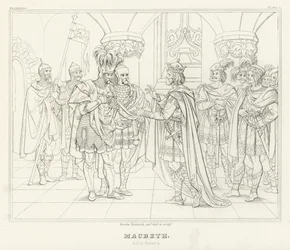 Macbeth, Act I, Scene 4 (gravure)