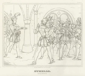 Othello, Act II, Scene 3 (gravure)