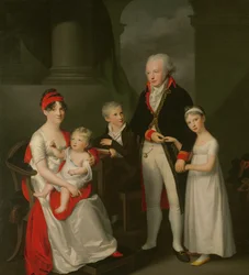 Marc Andre Souchay (1759-1814) en Zijn Familie, c.1805