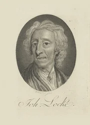 Portret van de arts en filosoof John Locke 1632-1704