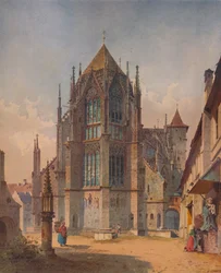 Een Franse Kerk, ca. 1863, 1938