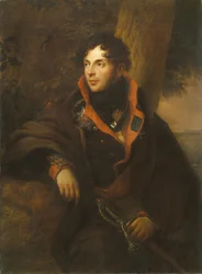 Portret van graaf Nikolay Mikhailovich Kamensky