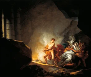 Oostenrijk, Salzburg, Orpheus en Eurydice in de Hades