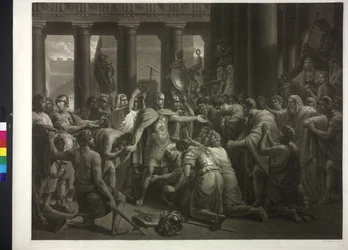 Uit de Romeinse geschiedenis (Livy Camillus is naar de sterke man geroepen)