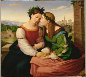 Duitsland en Italië, na 1828 (olieverf op doek)