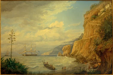 F.Thöming, Kapucijnenklooster bij Amalfi