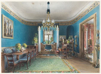 De Blauwe Kamer, Schloss Fischbach
