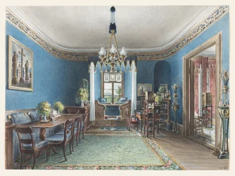De Blauwe Kamer, Schloss Fischbach, 1846
