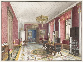 De rode kamer, Kasteel Fischbach