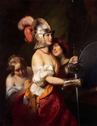 Friedrich von Amerling - De gewapende maagd