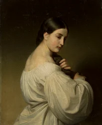 Portret van een jonge vrouw