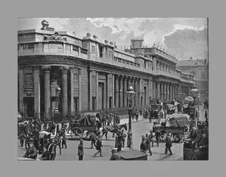 De Bank of England, Londen, ca. 1900