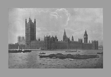Het Parlement, Londen, ca. 1900