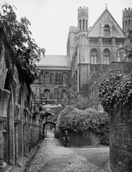 De trappen, Peterborough Cathedral, Cambridgeshire