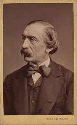 Portret van de componist Carl Evers 1819-1875, voor 1875