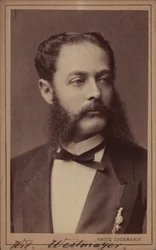 Portret van de componist Wilhelm Westmeyer, 1829-1880