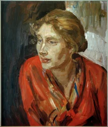 Portret van de dochter Alexandra