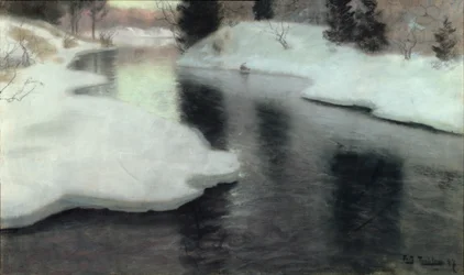 Smeltend IJs: De Lysaker Rivier