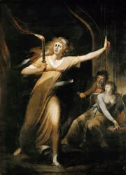 Lady Macbeth Wandelt in haar Slaap