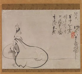 Hotei Wijst naar de Maan, 1650