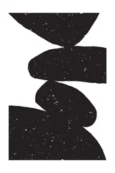 Evenwichtige abstracte stenen